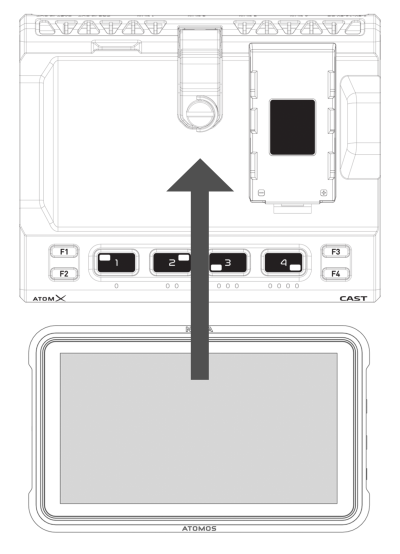 Attaching AtomX CAST to your NINJA V – Support - Atomos